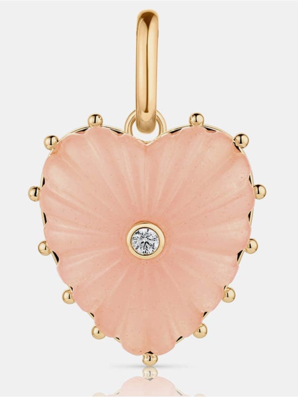 Thatch Malene Pink Jade Heart Clip